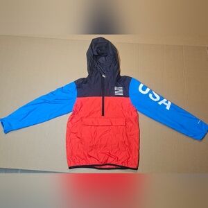 The North Face Youth USA Olympic Pullover Anorak Jacket NWOT M 10/12
